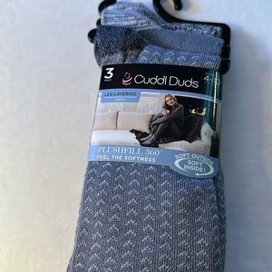 Cuddl Duds crew socks